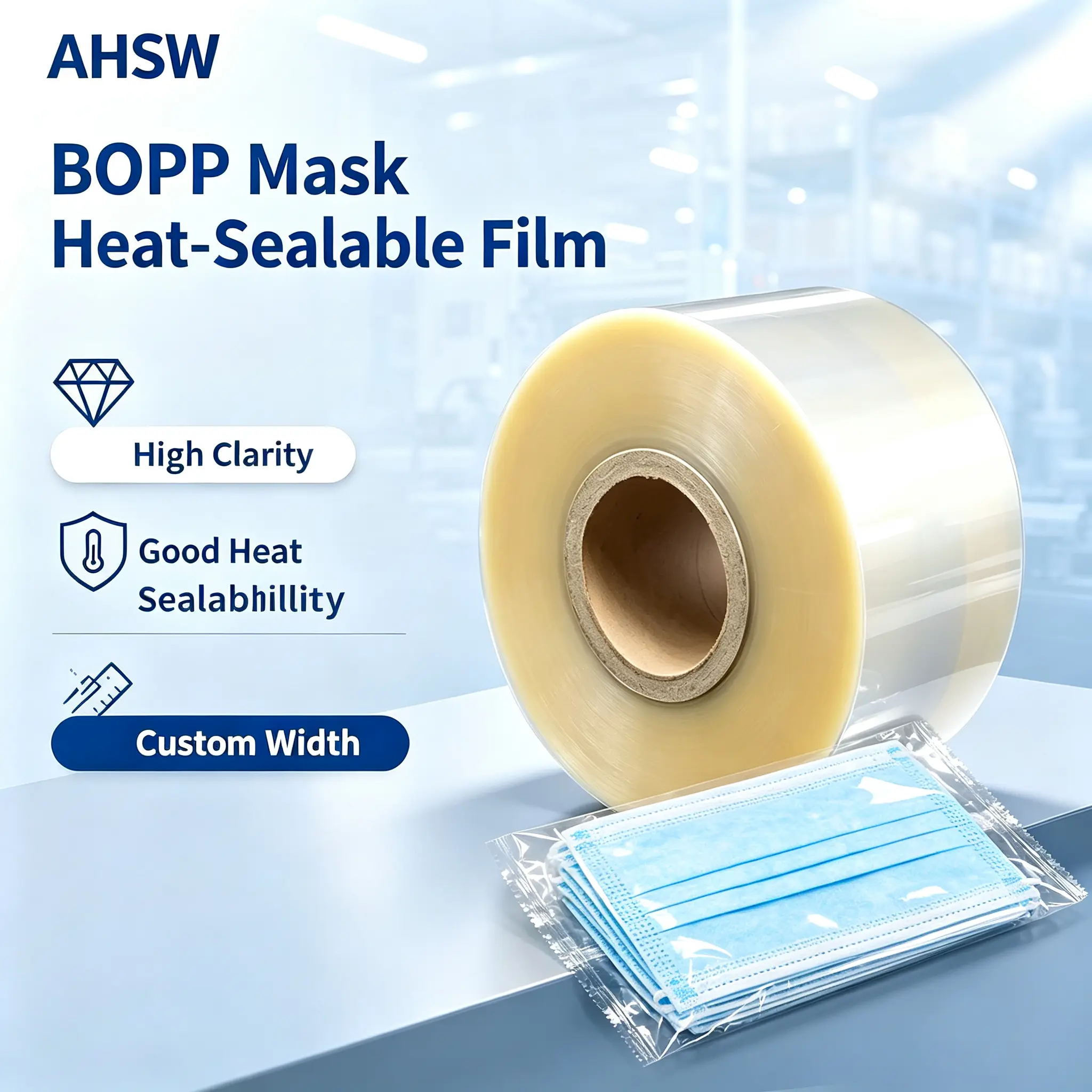 Disposable Mask Heat-Sealed Film 001
