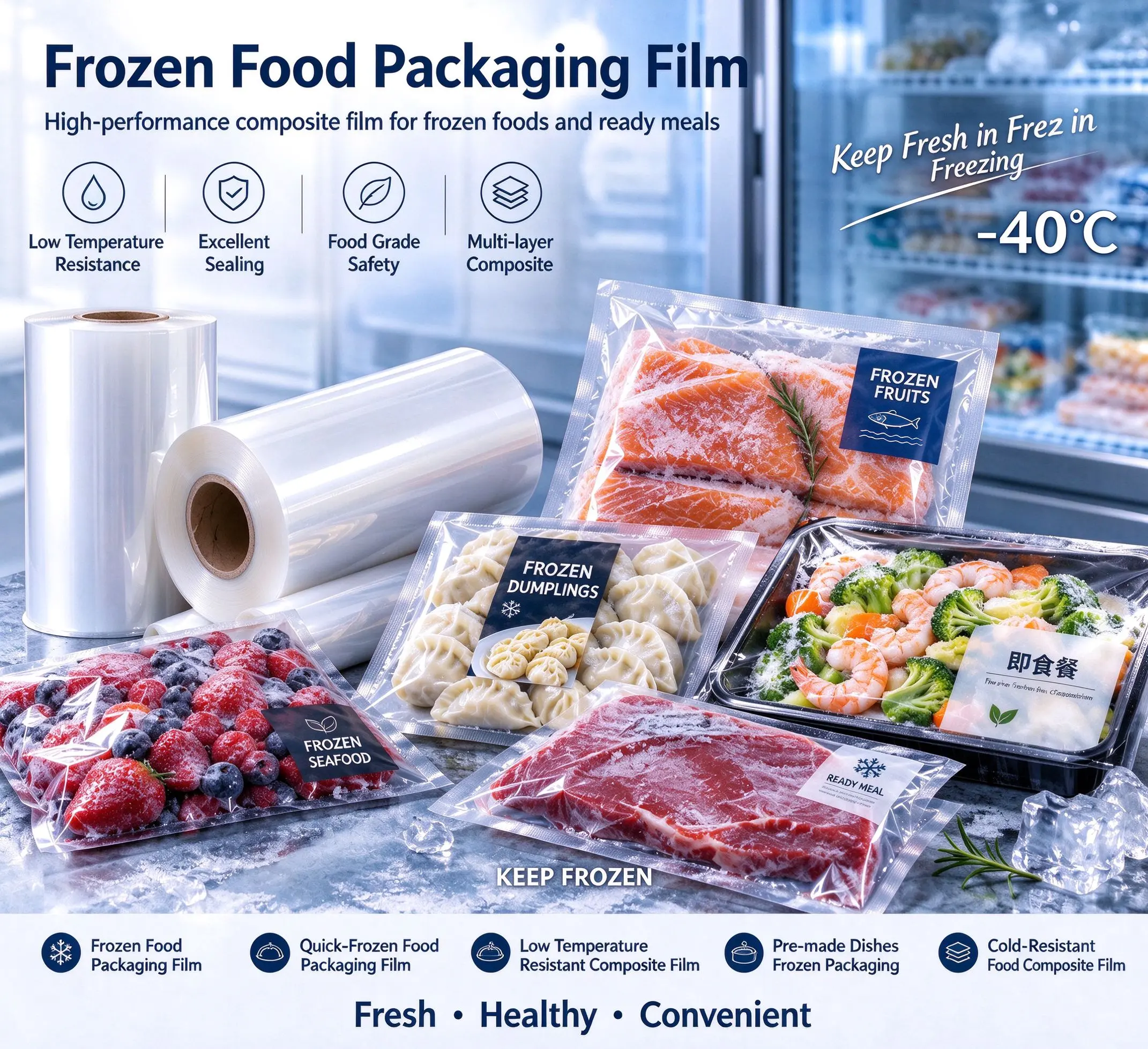 Frozen Food Packaging Film