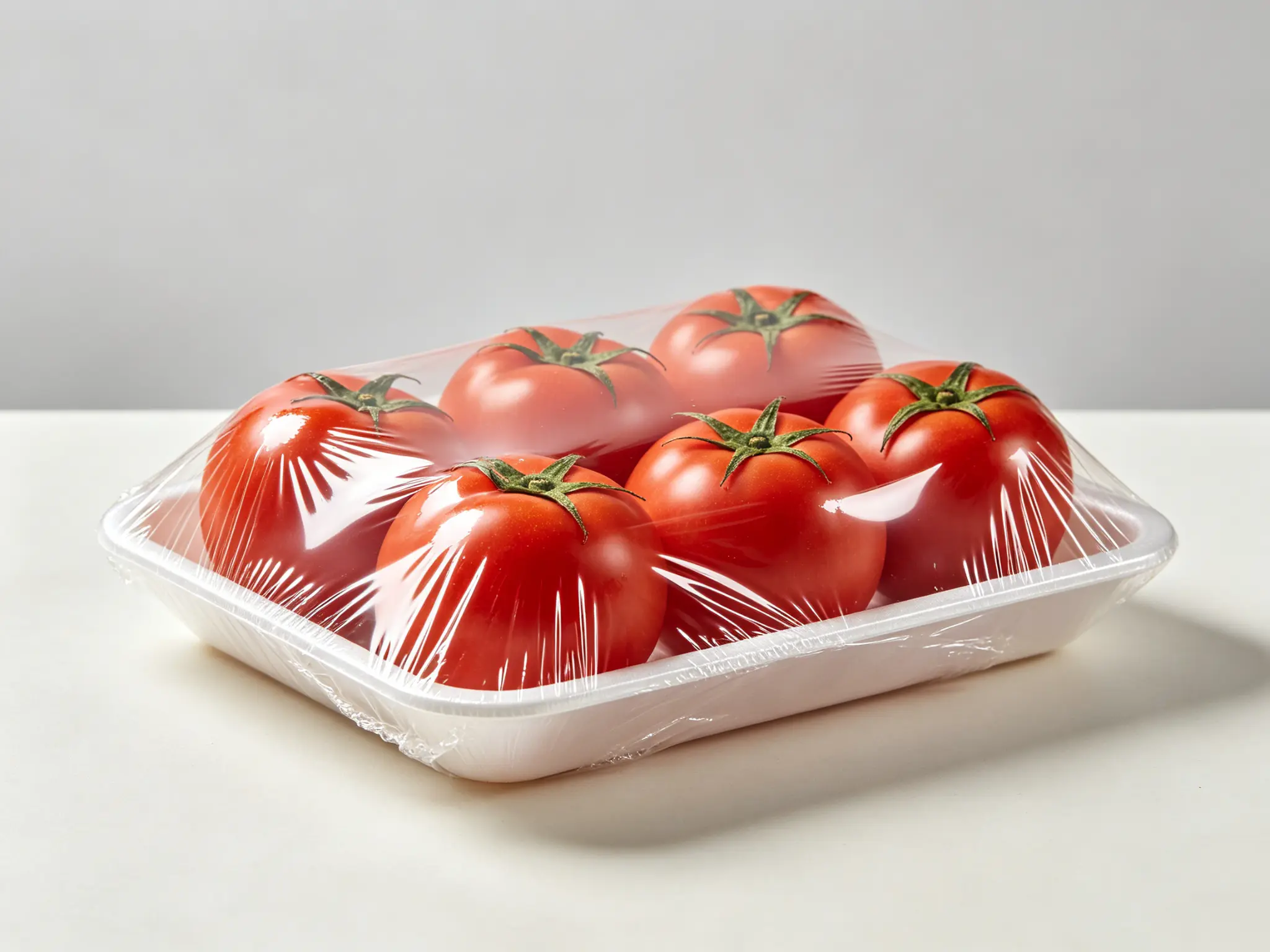 POF shrink film tray packaging bags for fresh produce