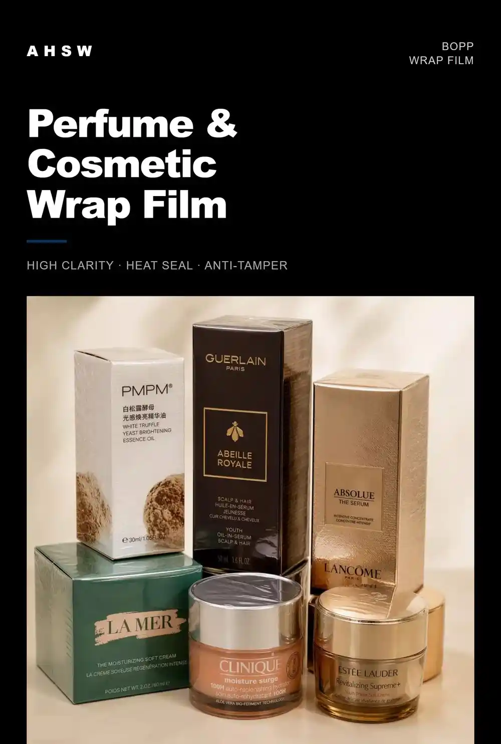 perfume box packaging film