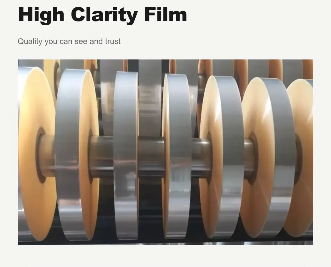 narrow BOPP film for toothpick packaging