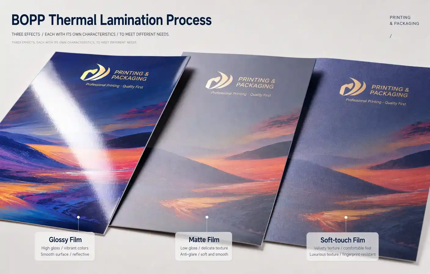 BOPP Laminating Film: Glossy vs Matte vs Soft-Touch Guide