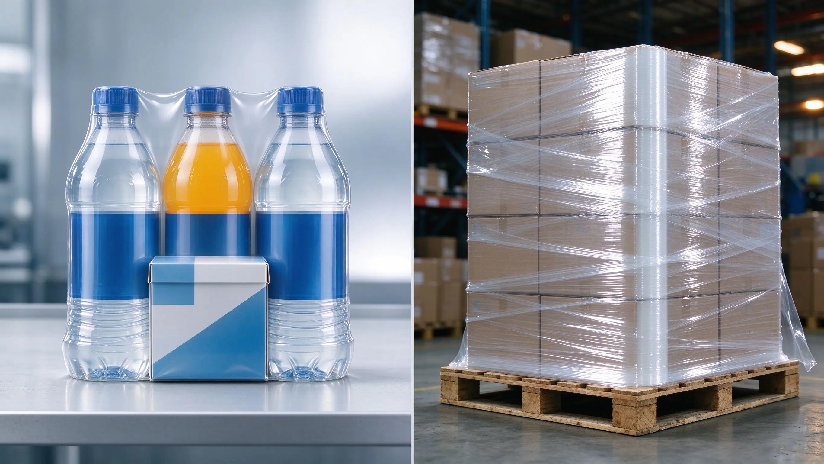 Shrink film vs stretch film